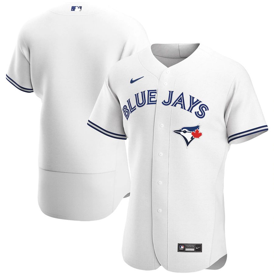 Mens Toronto Blue Jays Nike White Home Authentic Team MLB Jerseys->toronto blue jays->MLB Jersey